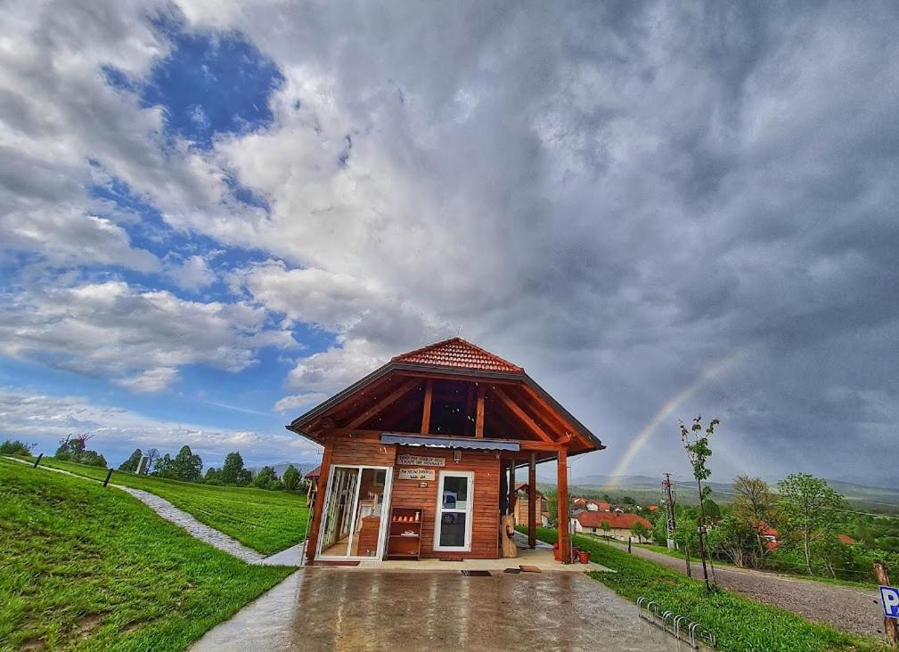 Camp The Sunrise Hill Hotell Pivka Exteriör bild